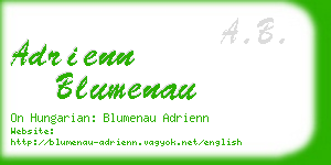 adrienn blumenau business card